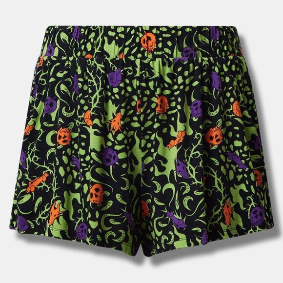 ❤️NWT VINTAGE TORRID DISNEY VILLAINS HALLOWEEN SUPER SOFT POCKETS SLEEP SHORT - Picture 12 of 14